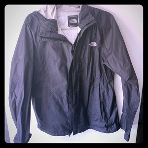 Black North Face rain jacket!